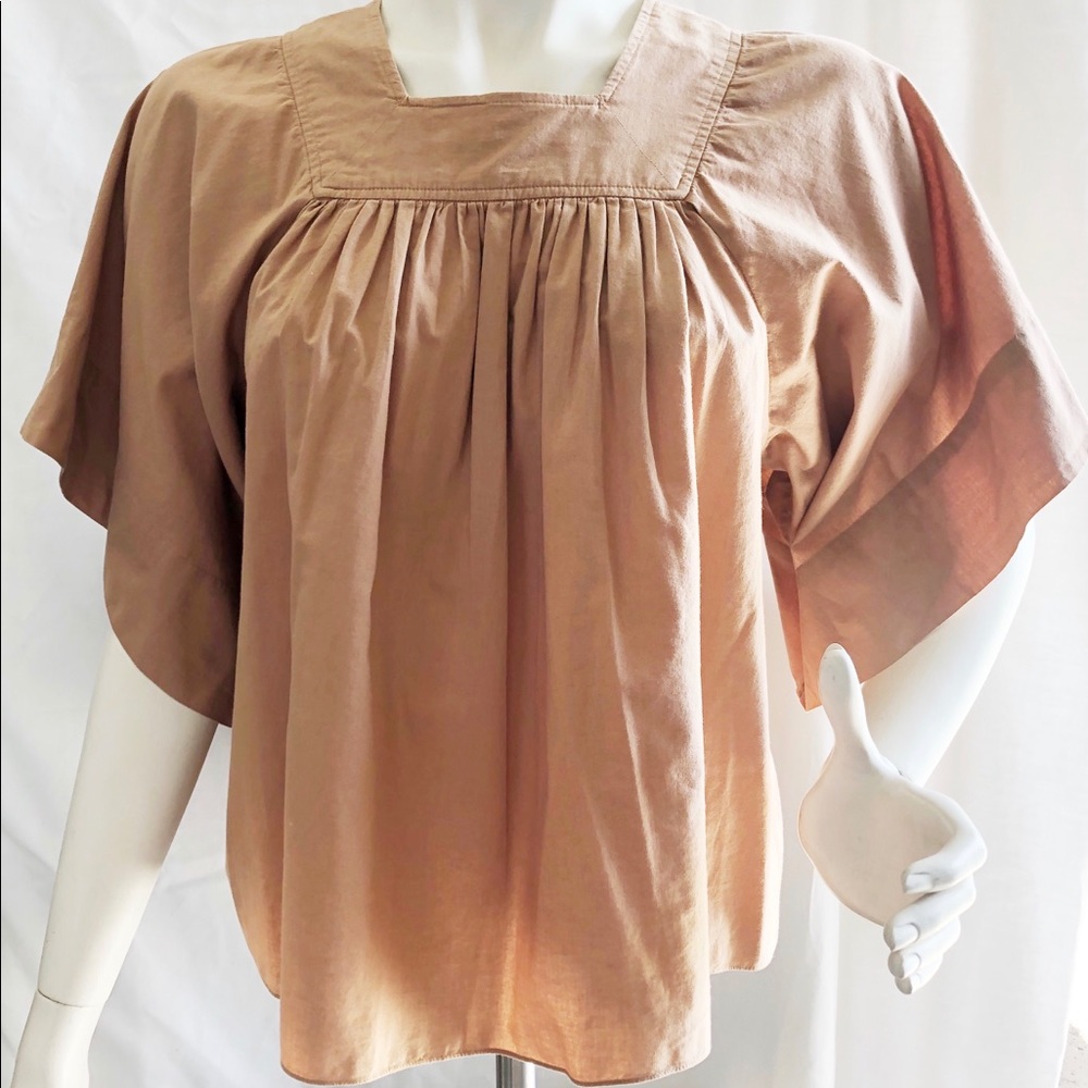 Doen Cotton Dolman Sleeve Blouse Sz XS